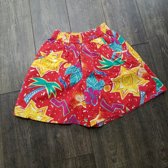 Vintage bold bright retro shorts - small/medium - Picture 5 of 5